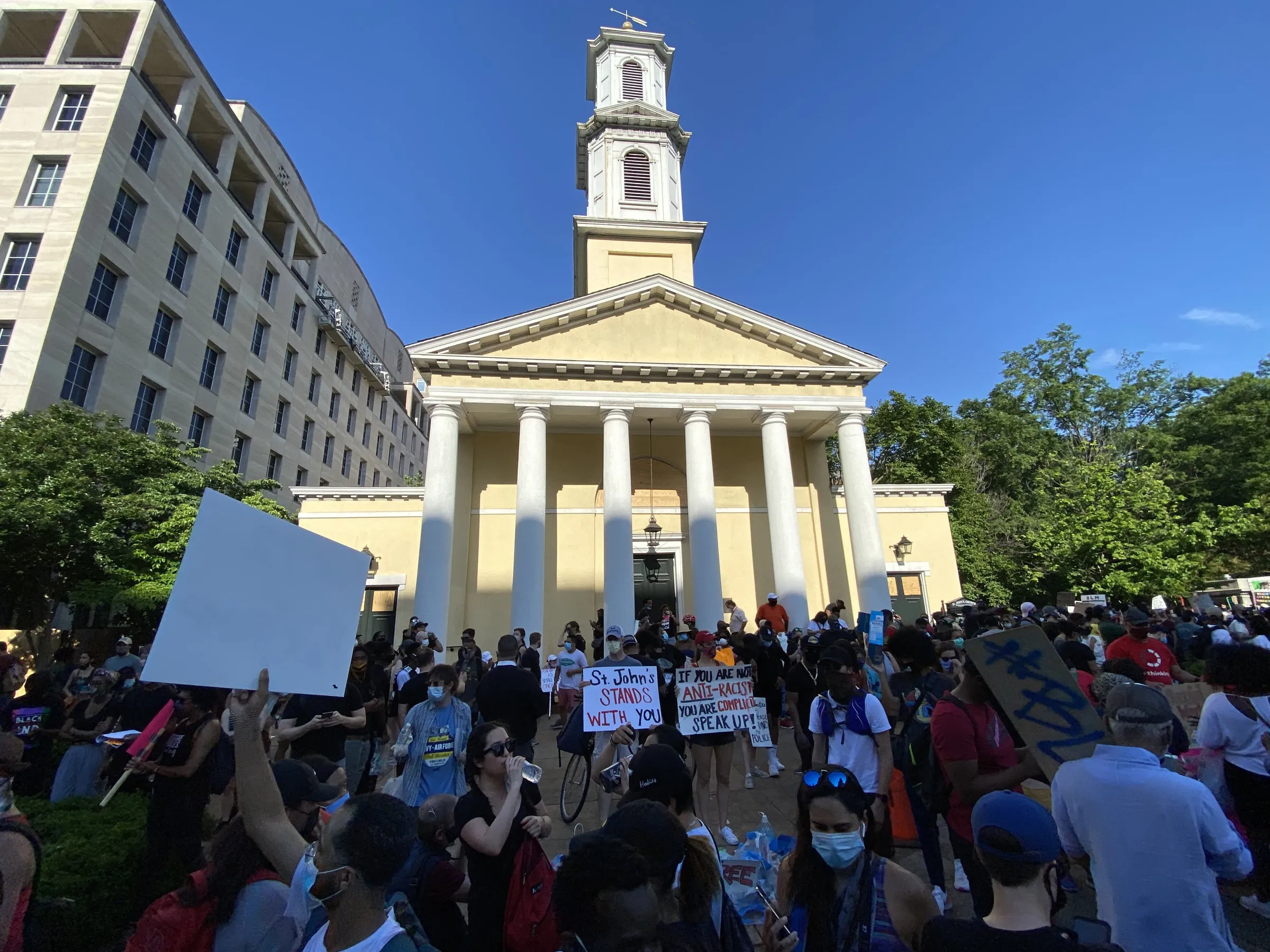 Black Lives Matter protest in Washington DC