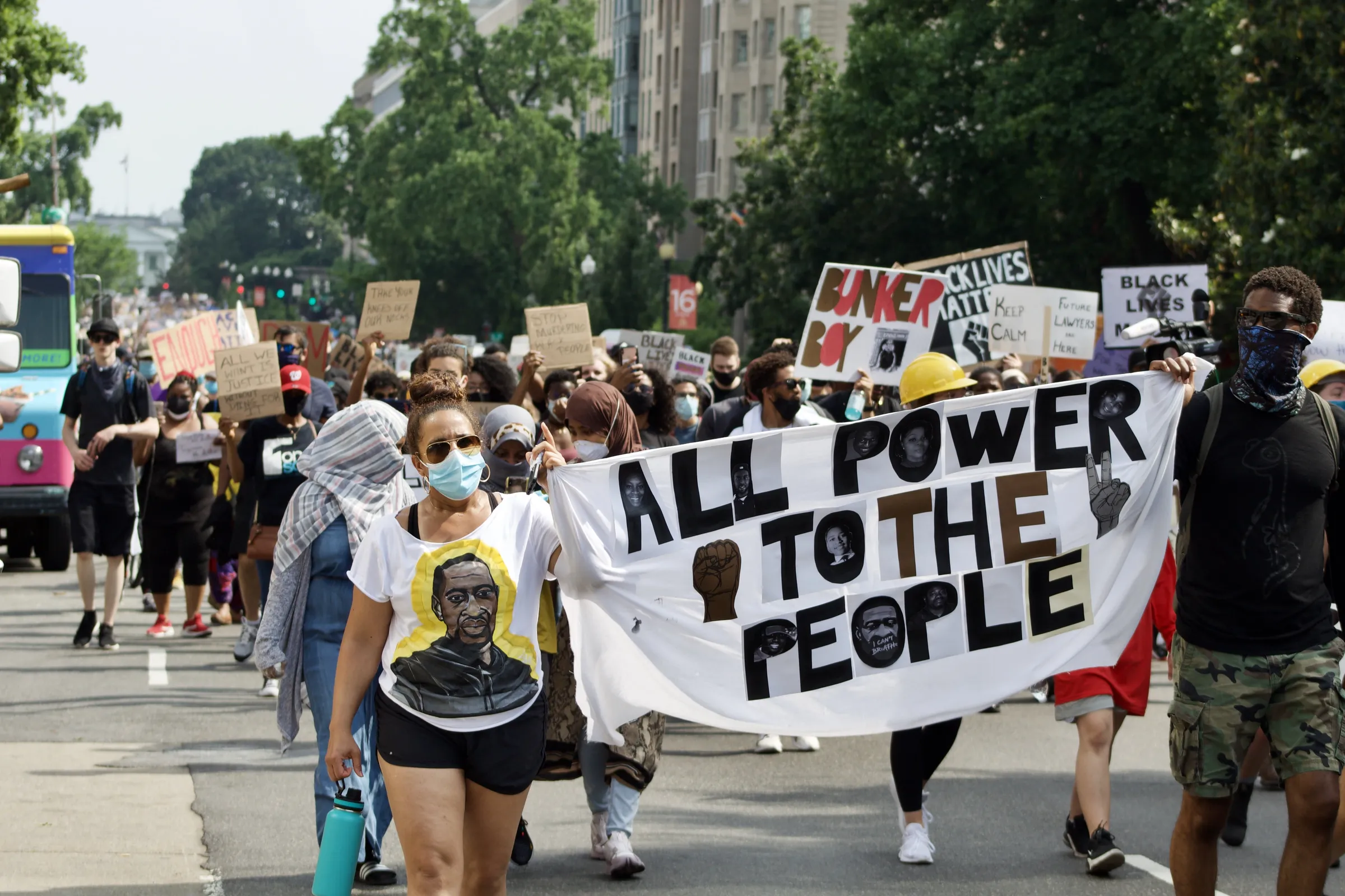 Black Lives Matter protest in Washington DC