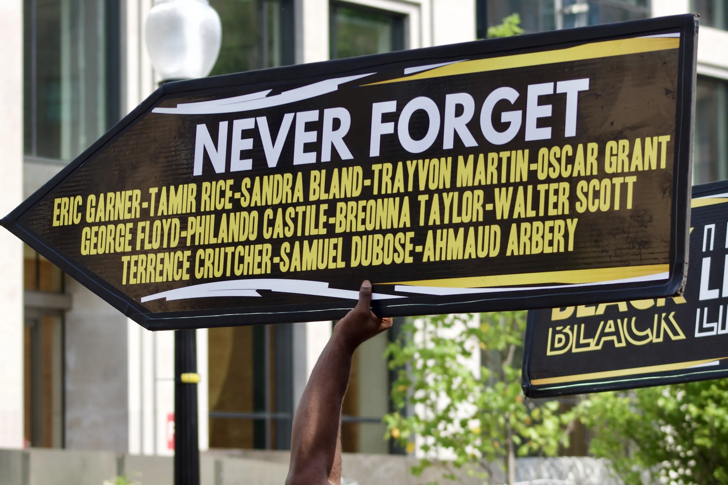 Black Lives Matter protest in Washington DC