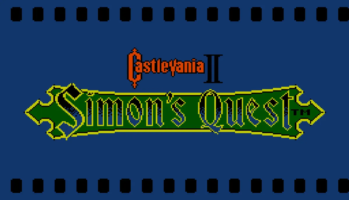 Castlevania II title screen