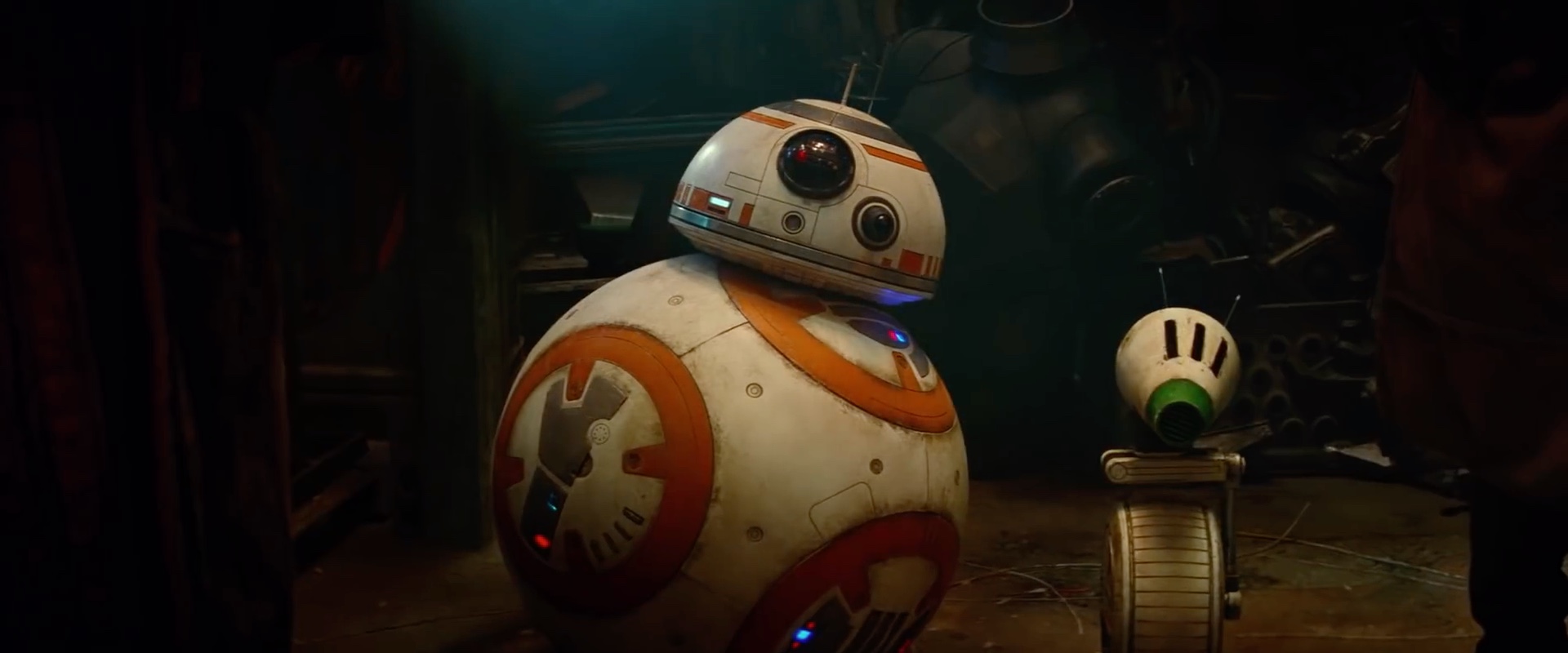 BB-8 and his sidekick