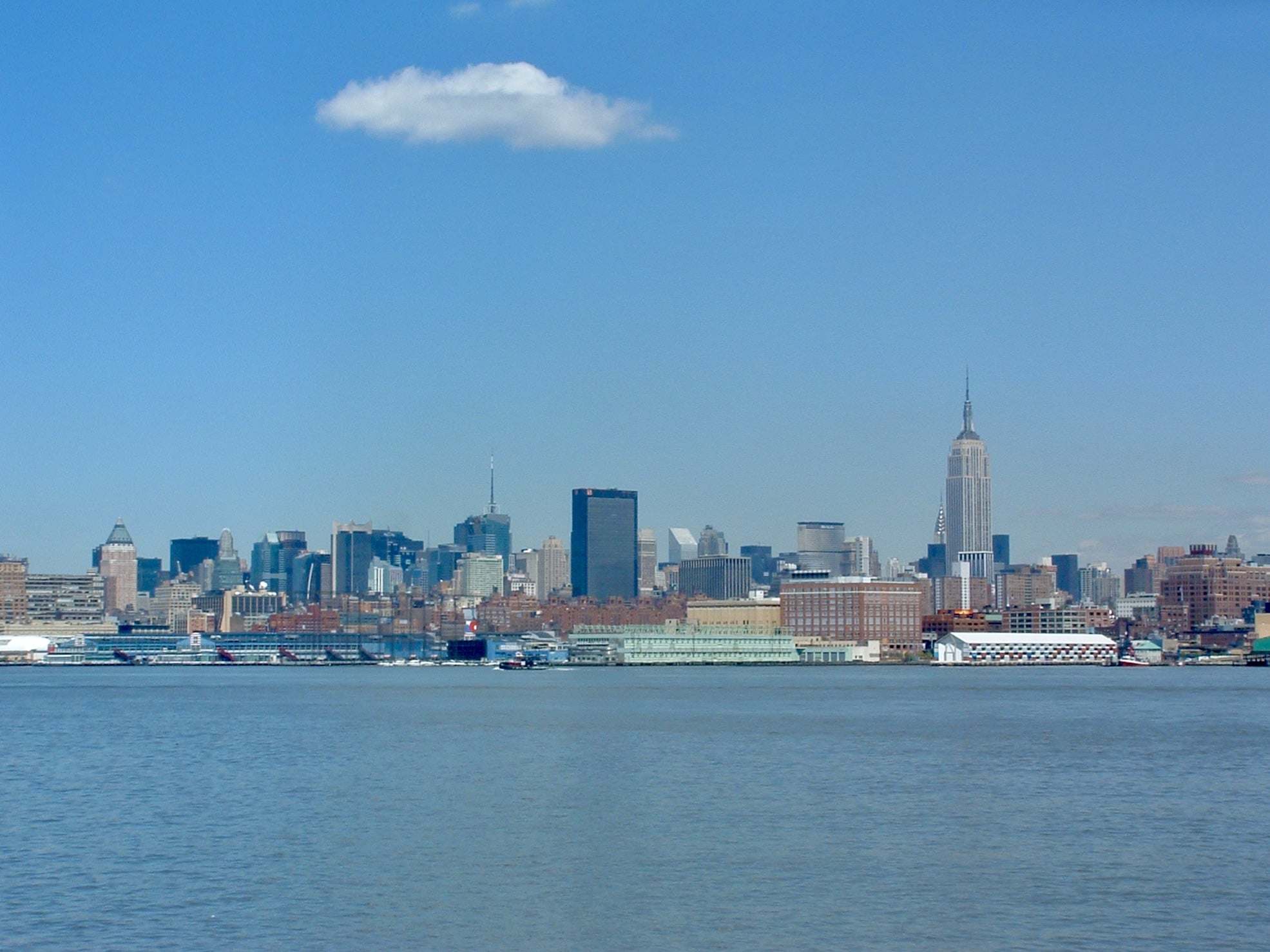 New York City skyline from Hoboken